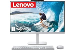 Lenovo 24" FHD All-in-One Desktop Computer, Intel 4-Core Processor (Beats i3-1110G4), 16GB RAM, 512GB PCIe SSD, HDMI, WiFi 6, RJ45, Bluetooth, Business AIO, Vent-Hear, Keyboard & Mouse, Windows 11 Pro