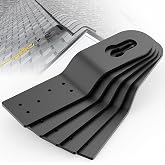 Gadgetzan 5 Pack Permanent Roof Safety Anchors for Fall Protection, Black | Roof Anchors for Fall Protection: Powder-coated aluminum resists corrosion; installs with screws or nails on wood roofs.