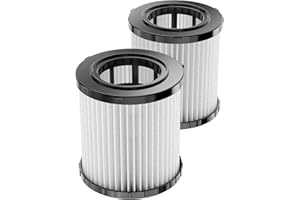 2 Pack Filter Compatible With Dewalt DCV580H (Cordless), DCV581H - Washable Wet/Dry Vacuum Cleaner Filter Replacement by Apex Essentials