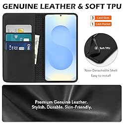 SHIELDON Case for Galaxy S25+ Plus 6.7", Genuine