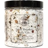Spell Breaker Herbal Bath Salts 8 oz | Purifcation, Spiritual Cleansing &amp; Banishing Rituals | Hoodoo Voodoo Conjure Wicca Spell