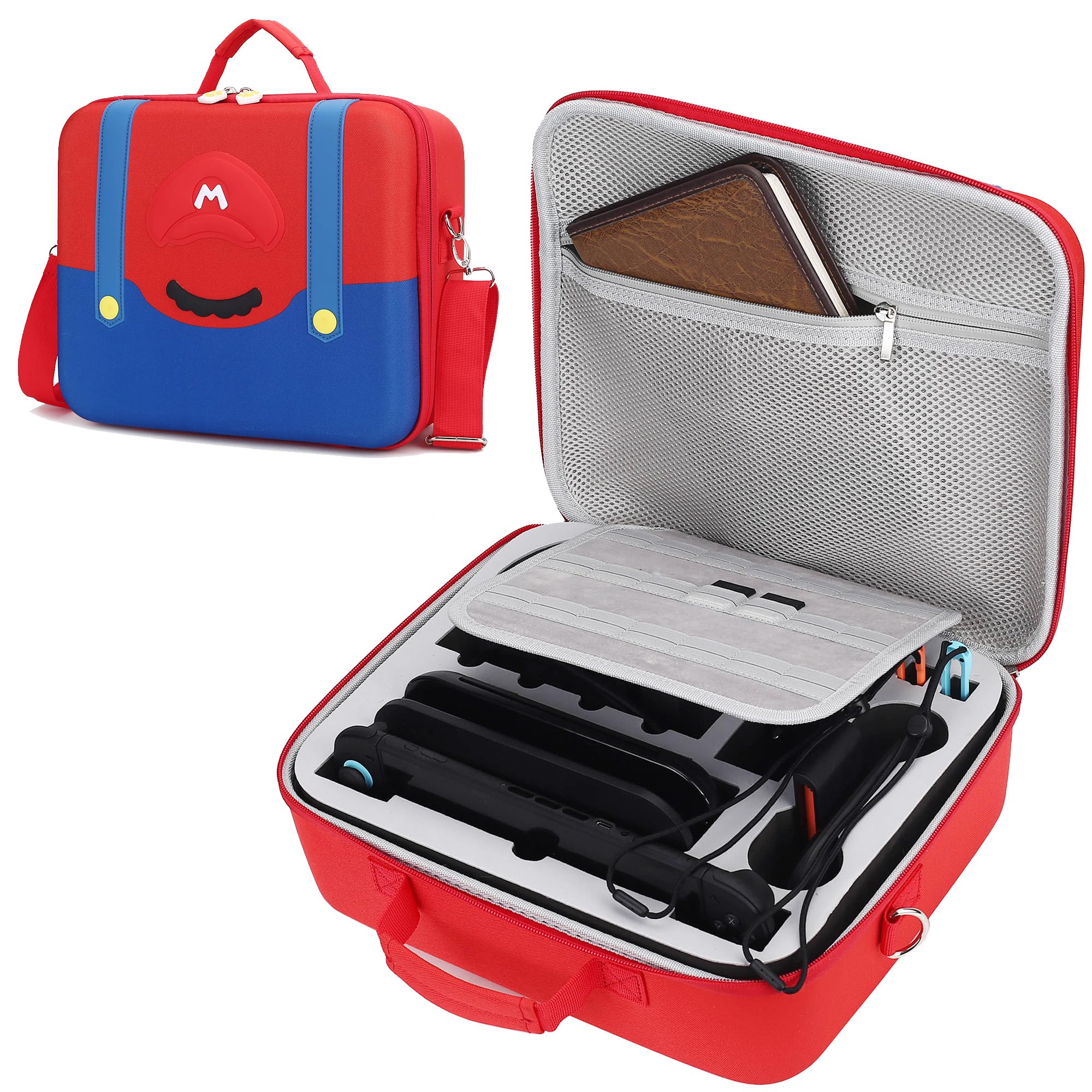 PONYRC Mario Carrying Case for Nintendo Switch 2 (2025), Large All in ...