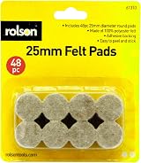 Rolson 61310 48 pc 25 mm Felt Pads view 2