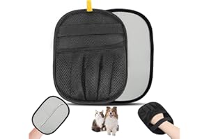 CNWDTLS Electrostatic Pet Hair Remover Glove-Furniture/Couch/Carpet/Car Seat Hair Removal, Efficient Pet Grooming Glove for Dogs & Cats, Washable Reusable Static Removal Gloves for Pet Hair