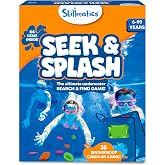 Skillmatics Seek &amp; Splash, Pool Toys, Gem Hunt Diving Game, Gift for Kids | 64 Colorful Gems, Outdoor Swimming Pool Fun, Summer Activity for Boys &amp; Girls Ages 6, 7, 8, 9, 10, 11 &amp; Up