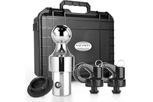 NAKANEKO 60692 Puck System Gooseneck Hitch Kit Compatible with Chevy Ford GMC Trucks - 30000 lbs, 2-5/16-Inch Ball