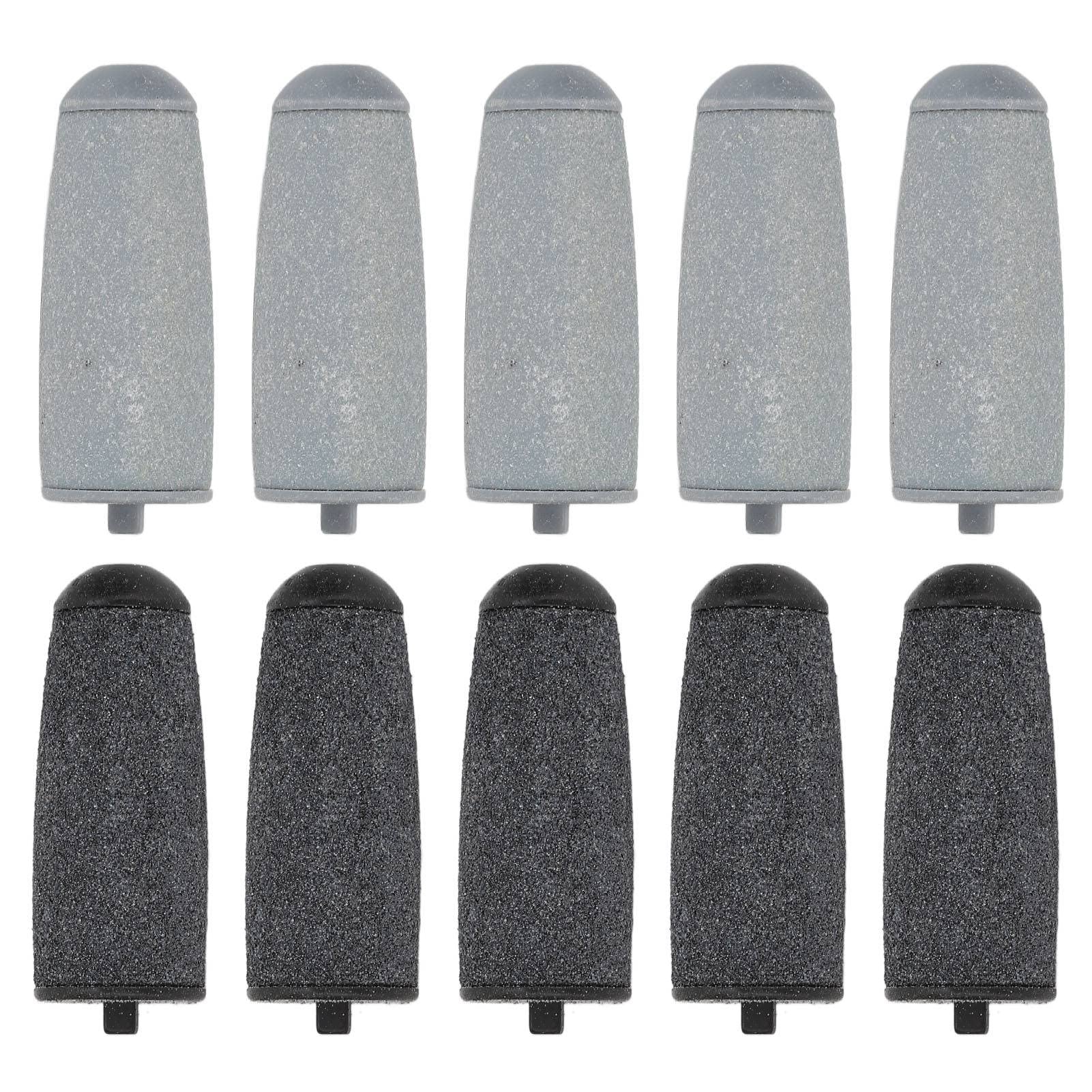 10PCS Electric Foot Grinder Replacement Heads, Professional Electric Foot File Replacement Rollers Coarse And Fine Refill Heads Accessory for Electric Foot Callus Remover