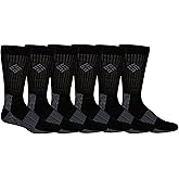 Columbia Men's Moisture Control Crew Socks (6-Pack)
