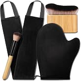 Self Tanning Mitt Self Tanner Mitt Tanning Glove Self Tan Mitt Applicator Self Tanner Brush For Body Self Tanning Brush Kabuki Brush Back Self Tanner Back Applicator Back Tanning Applicator 4 Pack