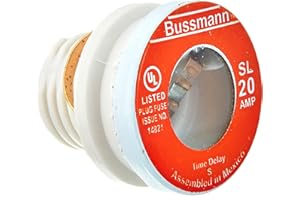 BUSSMANN Bussman BP/SL-20 20 Amp Tamper Proof Plug Fuses 3 Count5