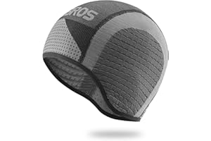 ROCKBROS Winter Cycling Skull Cap for Men Bike Helmet Liner Earflap Thermal Beanie Women Running Skiing Grey