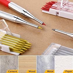 Enhon Mechanical Carpenter Pencils with 36 2mm