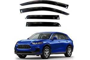 KPY Window Visor Compatible with Honda HR-V 2023-2025 (HRV), 4PC Rain Guard Side Window Vent Deflectors Tape-On Style, 2023 2024 2025