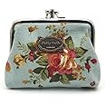 Patty Both Cute Classic Floral Exquisite Buckle Coin Purse