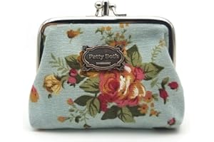 Patty Both Cute Classic Floral Exquisite Buckle Coin Purse