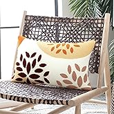 Merrycolor Boho Lumbar Decorative Throw Pillow Covers 12x20 Colorful Geometric Flower Accent Pillows,Modern Aesthetic Decorative Throw Pillows for Couch Bed Sofa Bedroom,1 Pcs (Only 1 Pillow Cover)