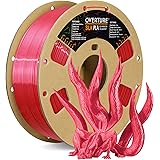 OVERTURE Silk Filament PLA 1.75mm Clog-Free Shiny 3D Printer Filament, 1kg Spool (2.2lbs), Dimensional Accuracy +/- 0.02 mm,