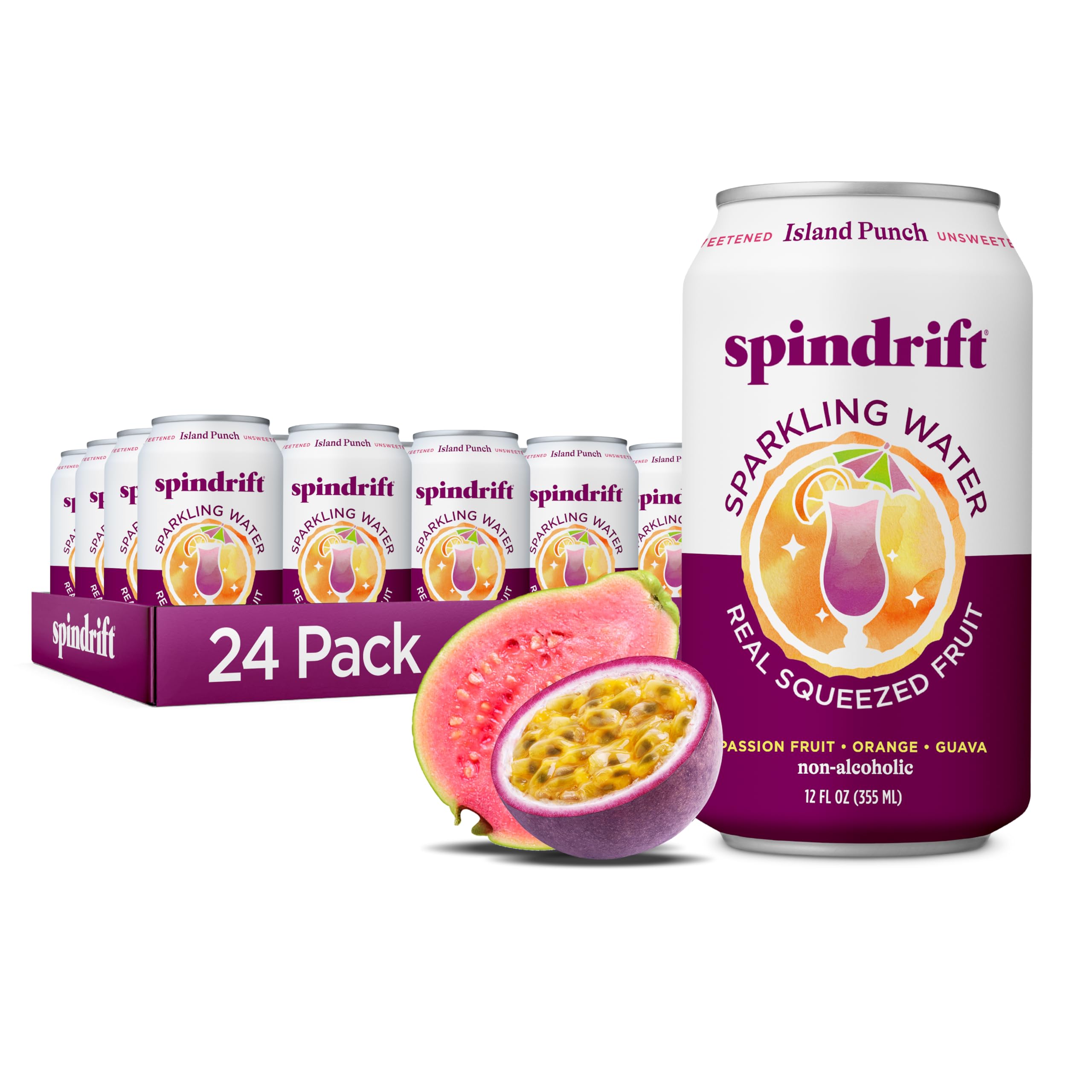 Photo 1 of Spindrift Island Punch Can 12 Ounce (Pack of 24)