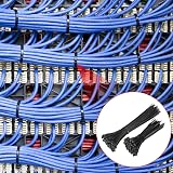 200 Pcs Black Cable Ties + 100 Self Adhesive Mount Bases - Wire Management Set view 5