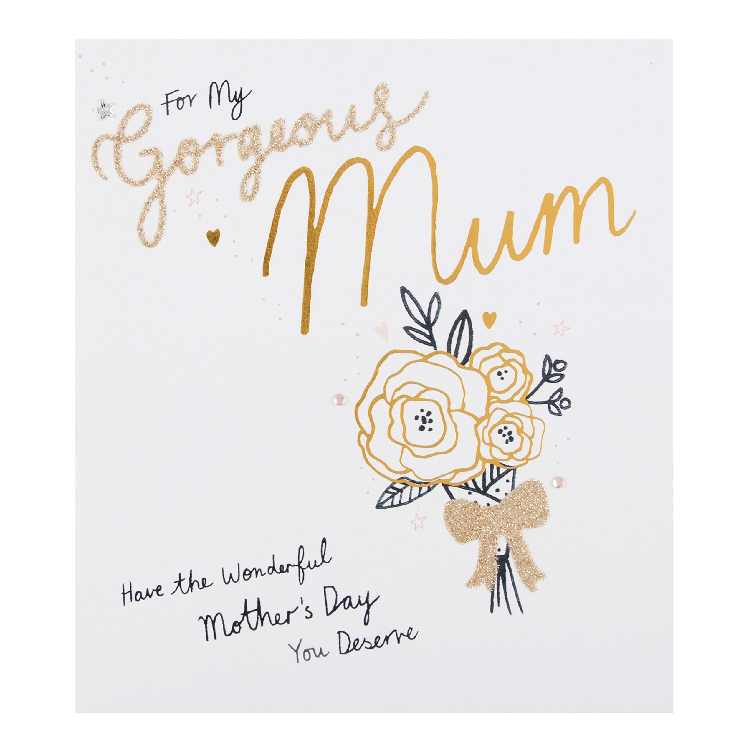 Hallmark Mum Mother's Day Card "Happy Things" - Medium