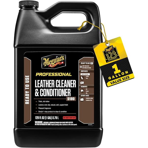 Amazon.com: Meguiar's Professional Leather Cleaner & Conditioner D18001