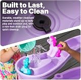 Step2 Rain Shower Unicorns Water Table with 13-Piece Accessory Set view 6