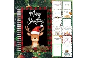Semyifu Christmas Gift Card Book - Surprises on Every Page, DIY Spiral-Bound Merry Christmas College Survival Kit, Greeting Card Book for Students & Graduation Gifts (S27)
