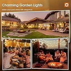 addlon 25FT LED Outdoor String Lights with Edison