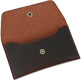 TheAntiq Leather Currency Pouch Money Bag Dollar Bills Organiser Handmade Travel Wallet Utility Money Pouch Cash Envelope- Brown