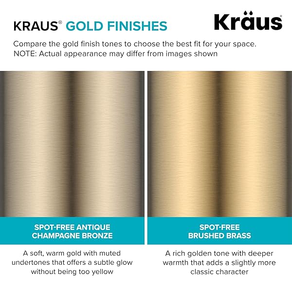 KRAUS OLETTO SINGLE HANDLE PULL DOWN KITCHEN FAUCET IN SPOT-FREE BRUSHED BRASS, KPF-2820BB
