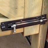 XFORT 2 Pack Heavy Duty Tower Lock Black 200mm Door Bolt Garden Gate view 4