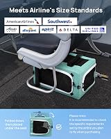 pecute Cat Carrier Airline Approved, Extra Stable Handbag, Breathable Mesh view 3