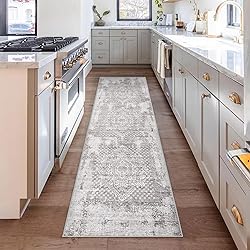 Area Rug 2x6 Runner Rug: Washable Vintage Hallway