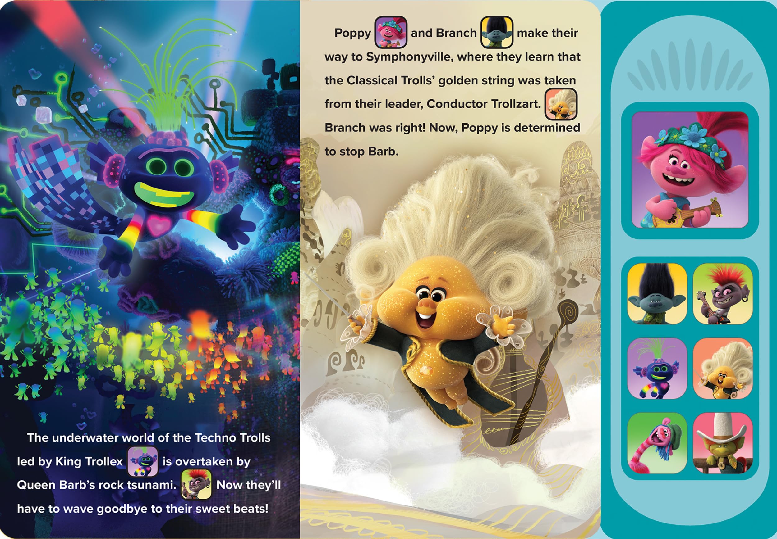 DreamWorks Trolls World Tour - Troll Lotta Love! Sound Book - PI Kids (Play-A-Sound)