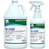 Theochem In-Cide Hospital Grade EPA Registered Disinfectant, 1 Gal + 32 oz | Kills 99.9% of Germs &amp; Bacteria, Cleaner, Deodorizer &amp; Non-Food Contact Sanitizer