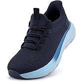 KOLILI Women's Wide Toe Box Shoes Easy Slip On Cushion Walking Sneakers