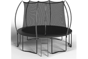 ALTLER Trampoline 12FT 14FT Enclosure Net Outdoor Jump for Kids and Adults Round ASTM Approved 400/450LBS Weight Capacity