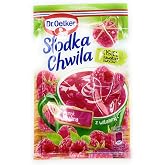 Dr Oetker Slodka Chwila Kisiel Raspberry 5-pack 5x31.5g/5x1.1oz Eastern European Jelly Dessert