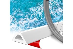 Shower Threshold Water Dam Barrier, 98 Inch Self-Adhesive Shower Water Dam for Bathroom Floor Dry and Wet Separation, Install