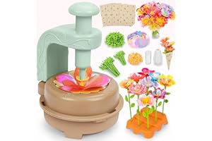 Fabric Flower Bouquets Toys, DIY Craft Kits Toys for Kids - Flowers Market Toy, Build Your Flower Bouquet, Arts & Crafts for 