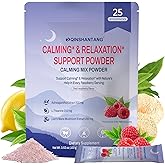 Super Cortisol Drink – Calm Magnesium Powder, L-Theanine, Lion’s Mane & Ashwagandha | Relaxation, Focus & Stress Balance for Women | Sugar-Free, On-The-Go | Red Raspberry Flavor, 25 Servings