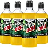 SodaStream Mountain Dew Zero Sugar Drink Mix, 4 Pack Soda Syrup for Sparkling Water Makers, Zero Calorie Sodastream Flavors, Makes About 96 Drinks, 4 x 14.9 Fl Oz (440ml)