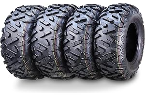 WANDA Set 4 UTV ATV Tires 24x9-10 & 24x11-10 Bighorn Style 6PR...