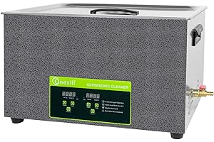 ONEZILI Ultrasonic Cleaner 30L, Industrial Large Heated Ultrasonic Parts Cleaner 600W Machine with Drainage for Metal Parts, Carburetor, Fuel Injector, Brass, Motor Repair Tools