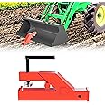 HECASA Clamp On Trailer Hitch 2" Ball Tractor Mount Receiver Hitch Mount Adapter Compatible with Deere Bobcat Tractor Bucket