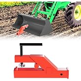HECASA Clamp On Trailer Hitch 2" Ball Tractor Mount Receiver Hitch Mount Adapter Compatible with Deere Bobcat Tractor Bucket