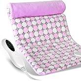 OPUGK Weighted Heating Pad,10 Heat Settings 3 Timers Auto Off,Heating Pad for Back Pain Relief,Color Fashion Model,Suitable for Holiday Gifts for Parents, Loved Ones, Friends