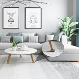 Lookka Felt Floor Cups 60mm Round Non Slip Floor Protectors for Chair Legs view 5