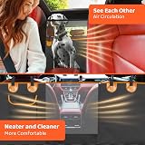 KYG Dog Hammock Car Back Seat Protector with Mesh Window 135x148 cm view 5