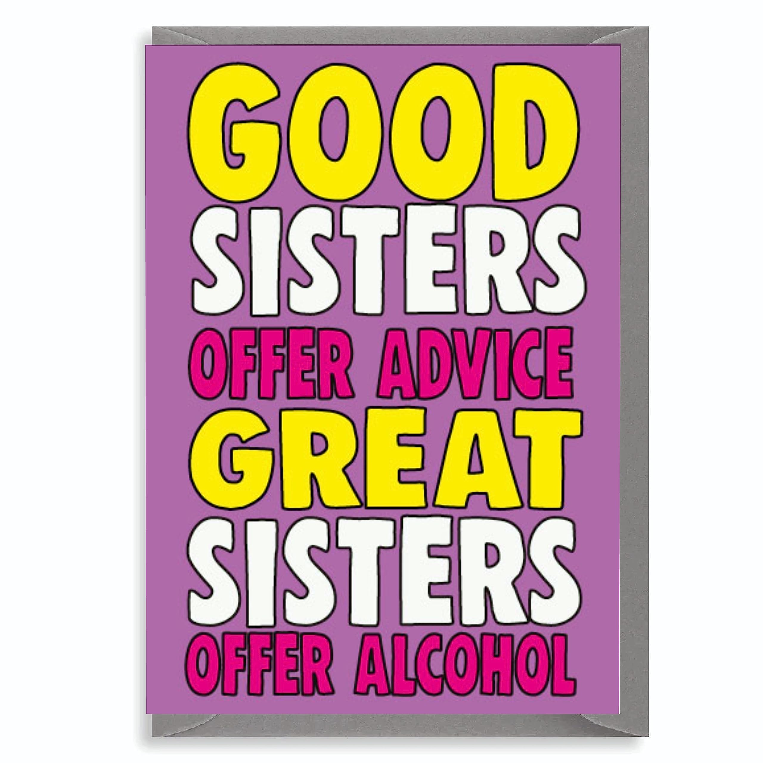 Sister Birthday Card Funny C610